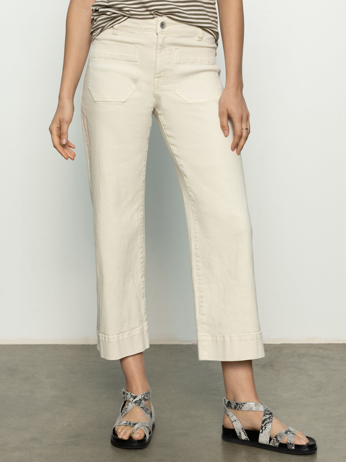 Premium French Vanilla Rise Denim Pants for Women - High Waisted Comfortable Stretch Jeans for Casual Wear & Outdoor Activities