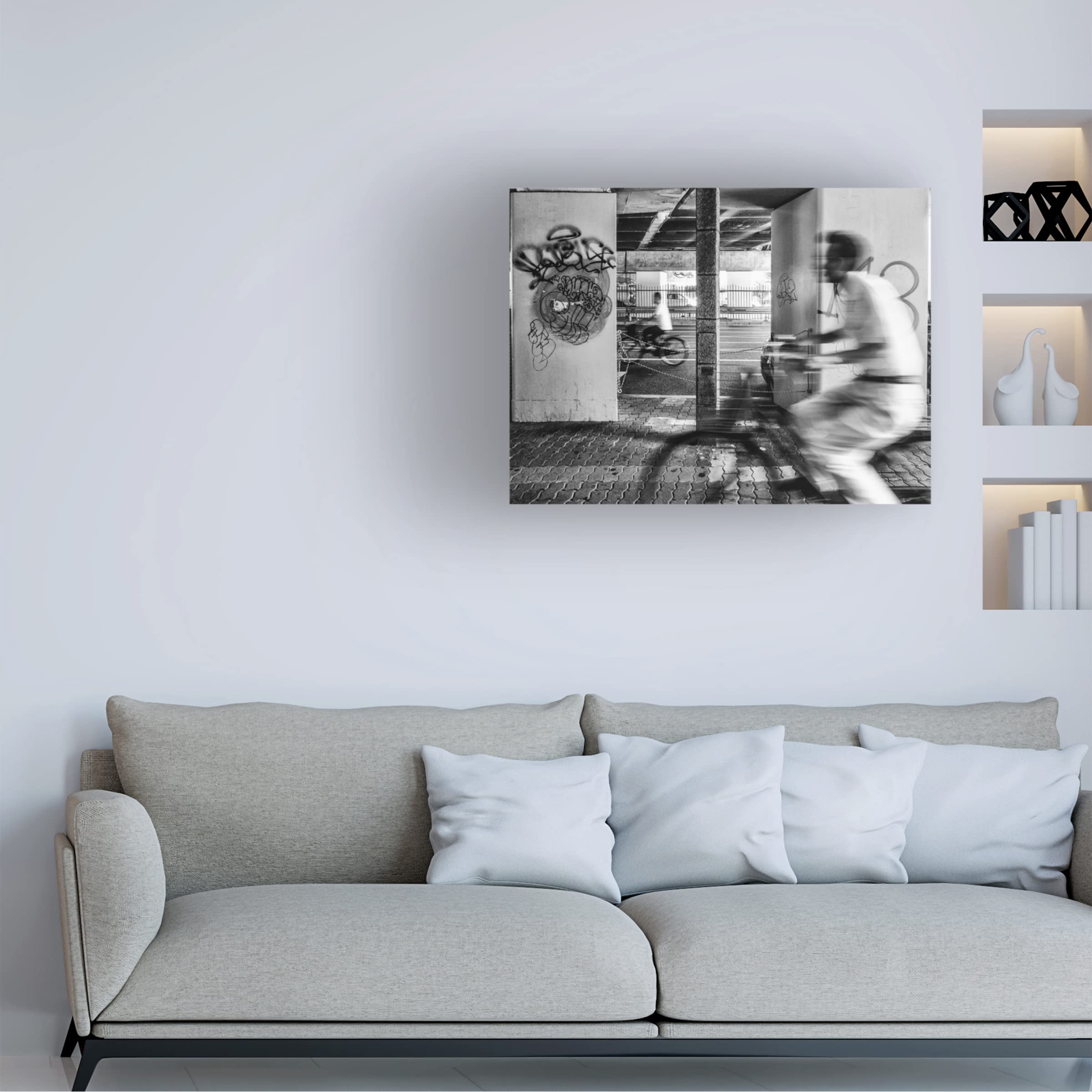 Trademark Fine Art 'There Is No Hurry' Canvas Wall Art by Kumiko Nakata - Japanese Zen Style Painting for Living Room, Bedroom & Office Decor