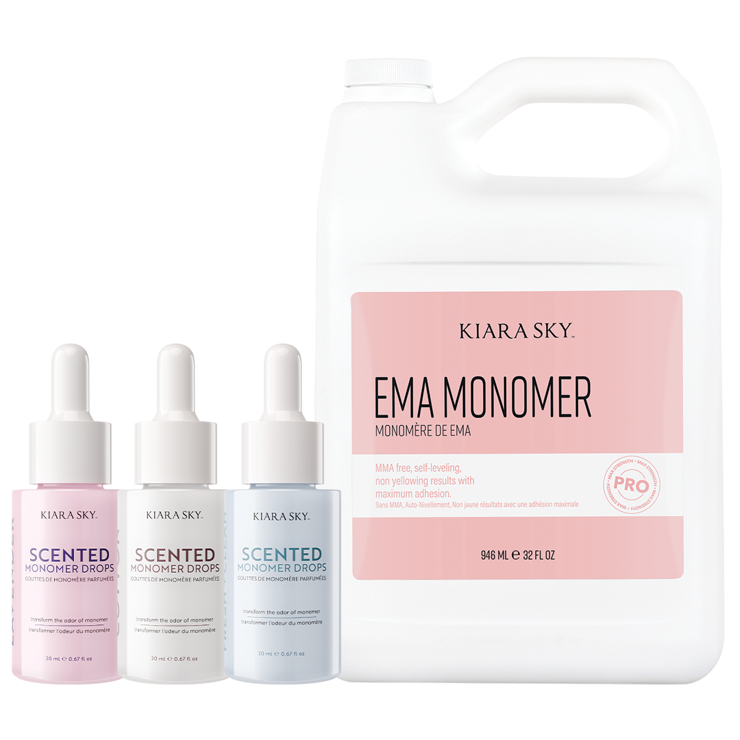 Premium Scented Monomer Drops & Monomer Bundle for Nail Art - Perfect for DIY Manicures, Nail Extensions, and Professional Salon Use