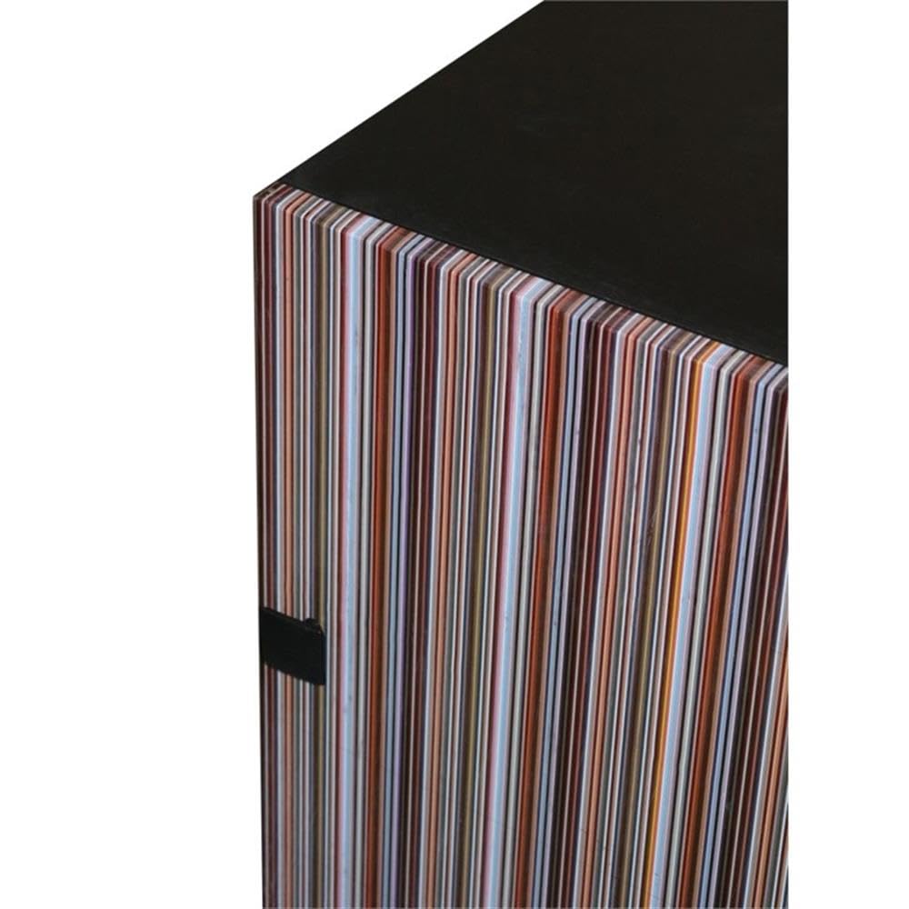 Progressive Furniture Nightstand - Modern Accent Table with Storage, Black & Multi Finish | Perfect for Bedroom, Living Room, or Office Use