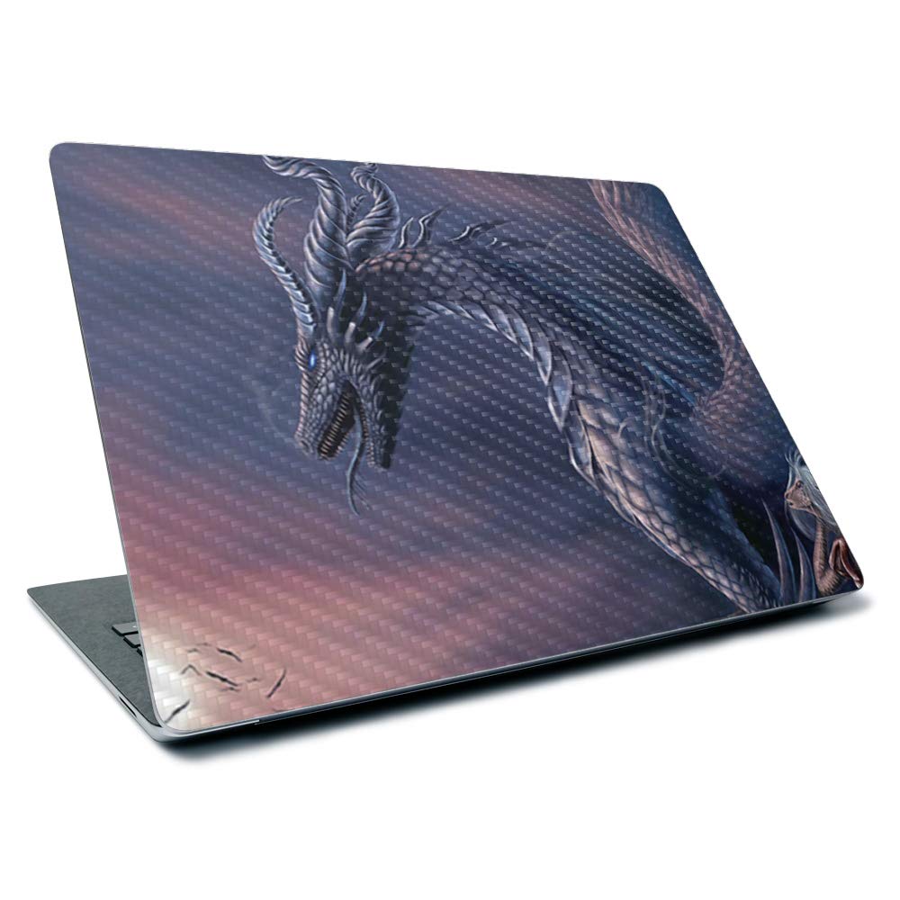 MightySkins Carbon Fiber Skin for Microsoft Surface Laptop 3 13.5