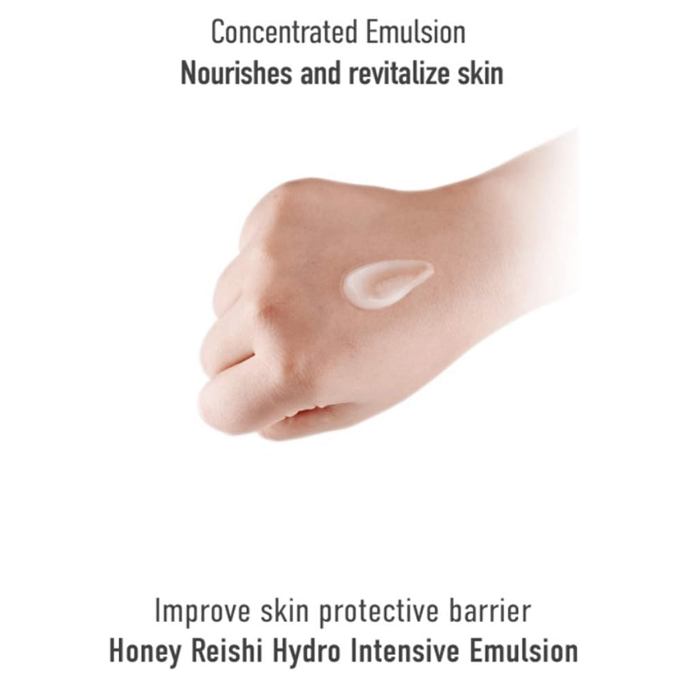 Daymellow Honey Reishi Hydro Intensive Emulsion 150ml - Hydrating Face Moisturizer for Dry Skin, Anti-Aging & Skin Repair - Perfect for Night Routine & Winter Skincare