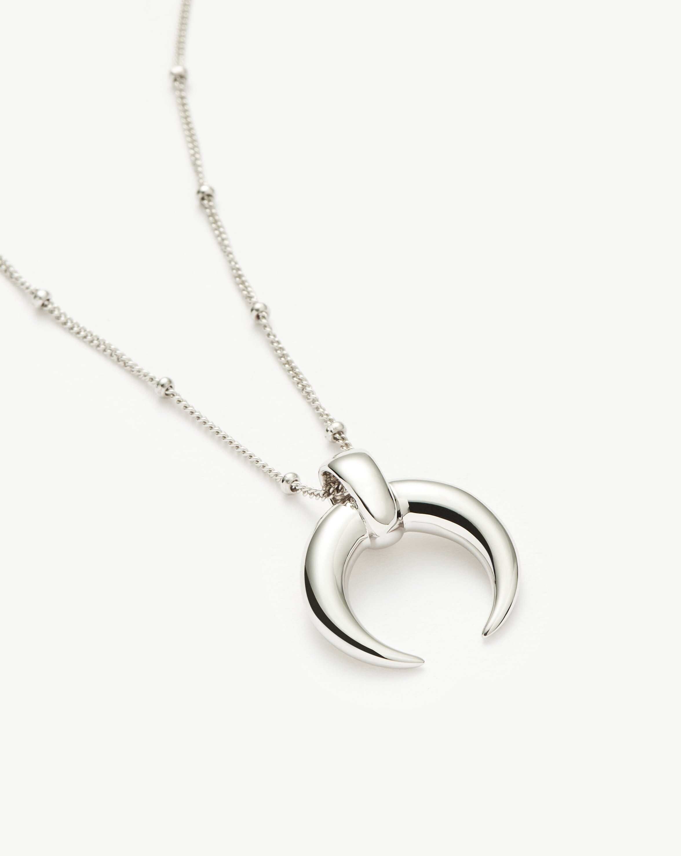 Lucy Williams Large Horn Statement Necklace - Boho Chic Jewelry for Women - Perfect for Festivals, Parties & Everyday Wear