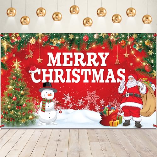 snowman and santa