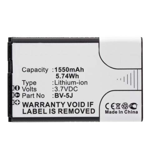 Synergy Digital BV-5J Replacement Battery for Microsoft Lumia 532 - 1550mAh Li-ion High Capacity Cell Phone Battery - Perfect for Extended Use, Travel & Emergency Power Backup