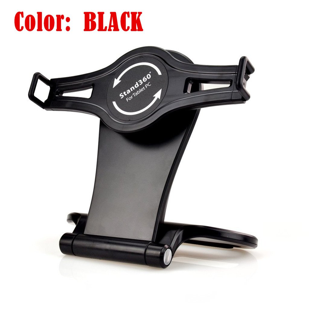 Kastar 360° Swivel Rotating Tablet Stand Holder with Collapsible Base - Universal Compatible with iPad 1/2/3/4, iPad Mini, iPad Air, Samsung Galaxy Tabs & 7-10 Inch Tablets - Perfect for Home, Office & Travel Use (Black)