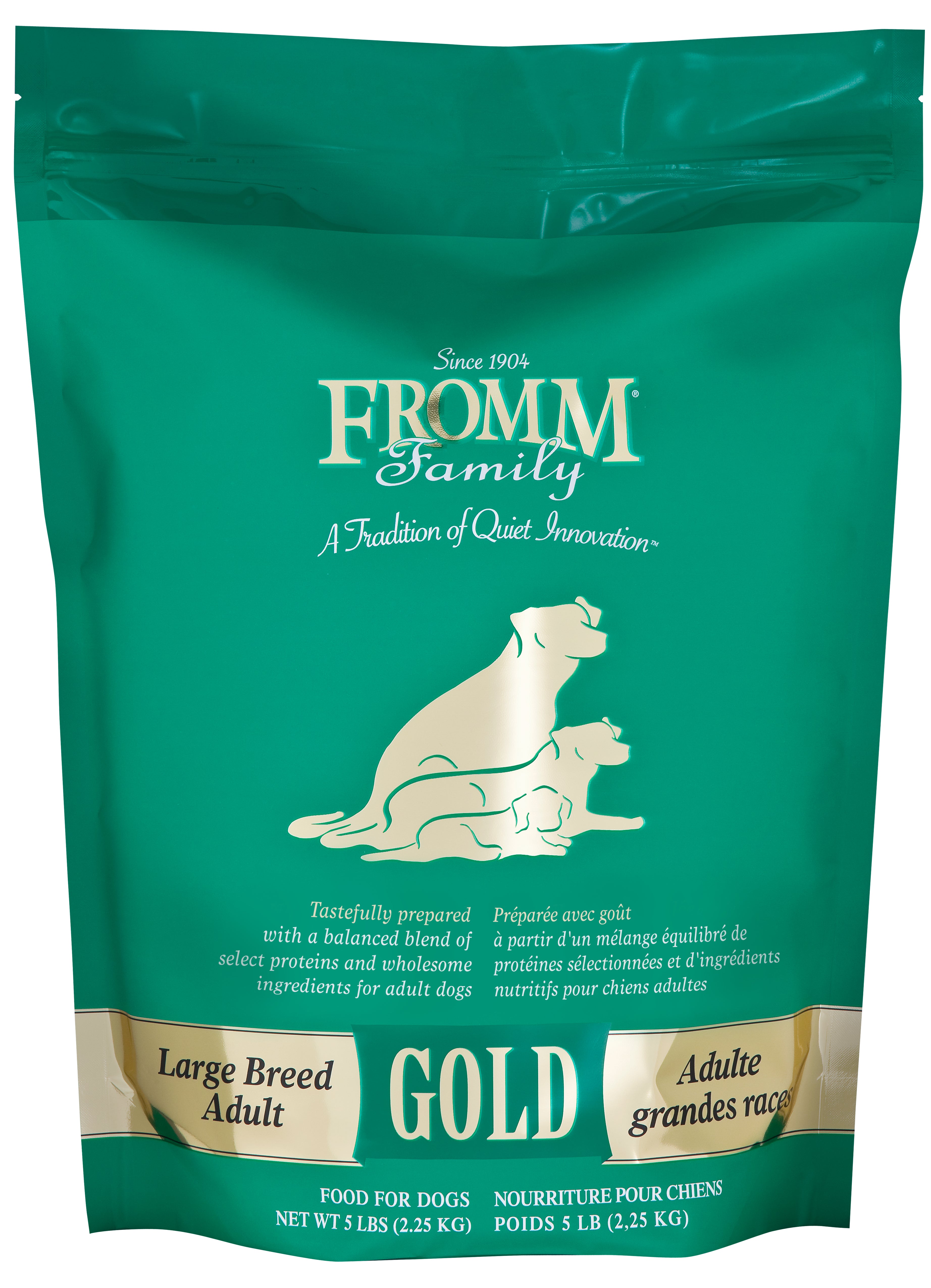 Fromm Gold Grains Dry Dog Food for Large Breed Adults - High Protein Nutrition for Active Dogs at Home or Outdoor Adventures