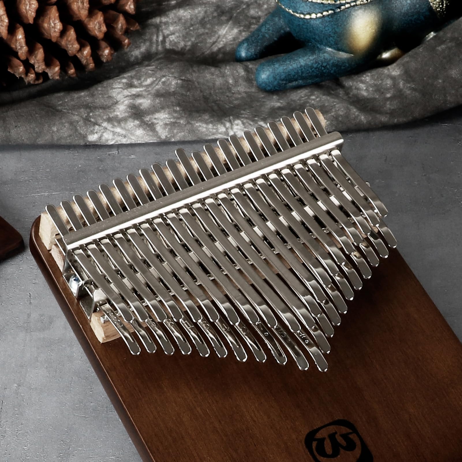 42 Key Kalimba Thumb Piano - Premium Walnut Wood Finger Piano with Songbook & Tuning Hammer | Portable Musical Instrument for Beginners, Meditation, Gifts & Music Therapy