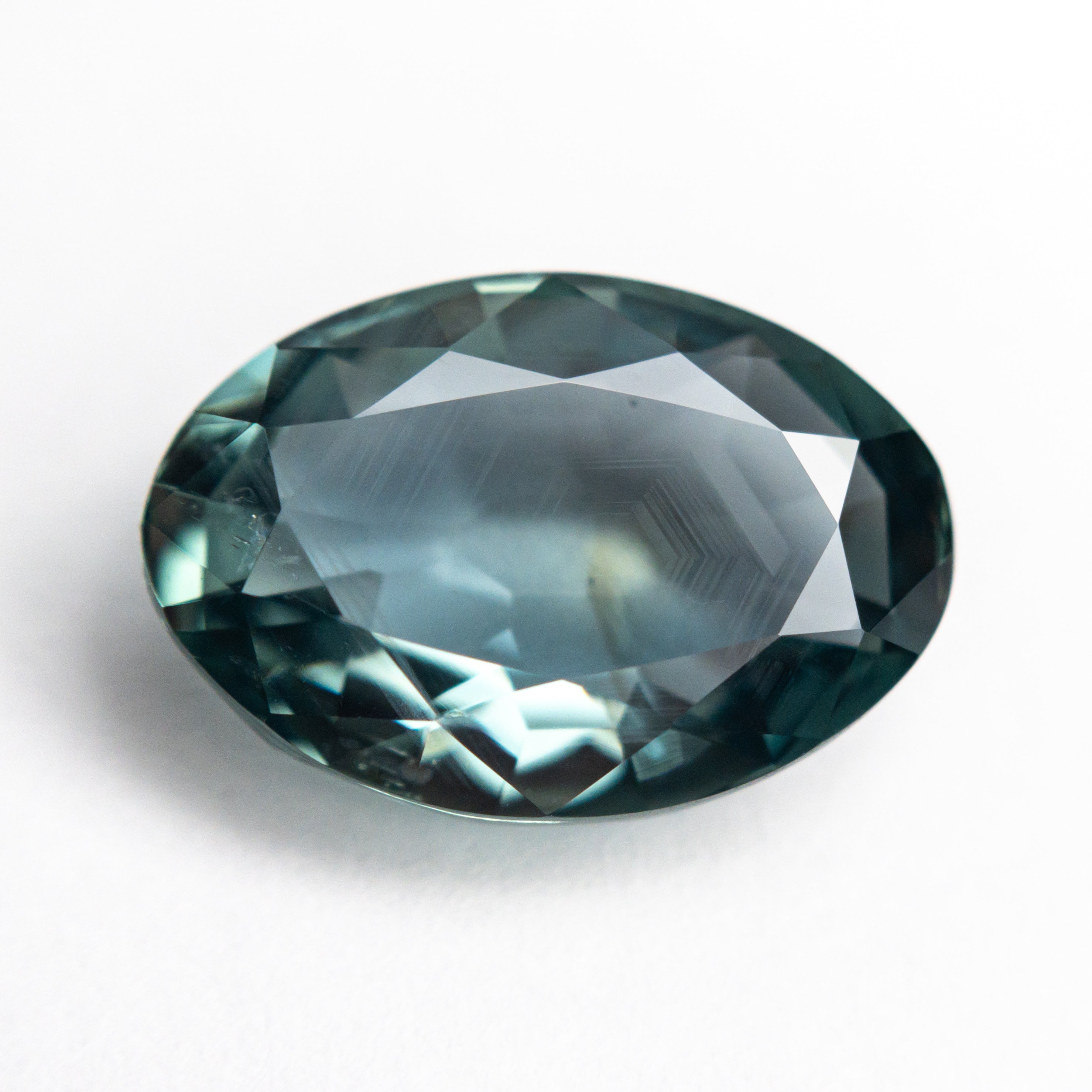 7.22ct Oval Brilliant Sapphire Gemstone - 13.71x9.33x5.39mm Antique Cut Loose Stone for Jewelry Making, Engagement Rings & Vintage Collection