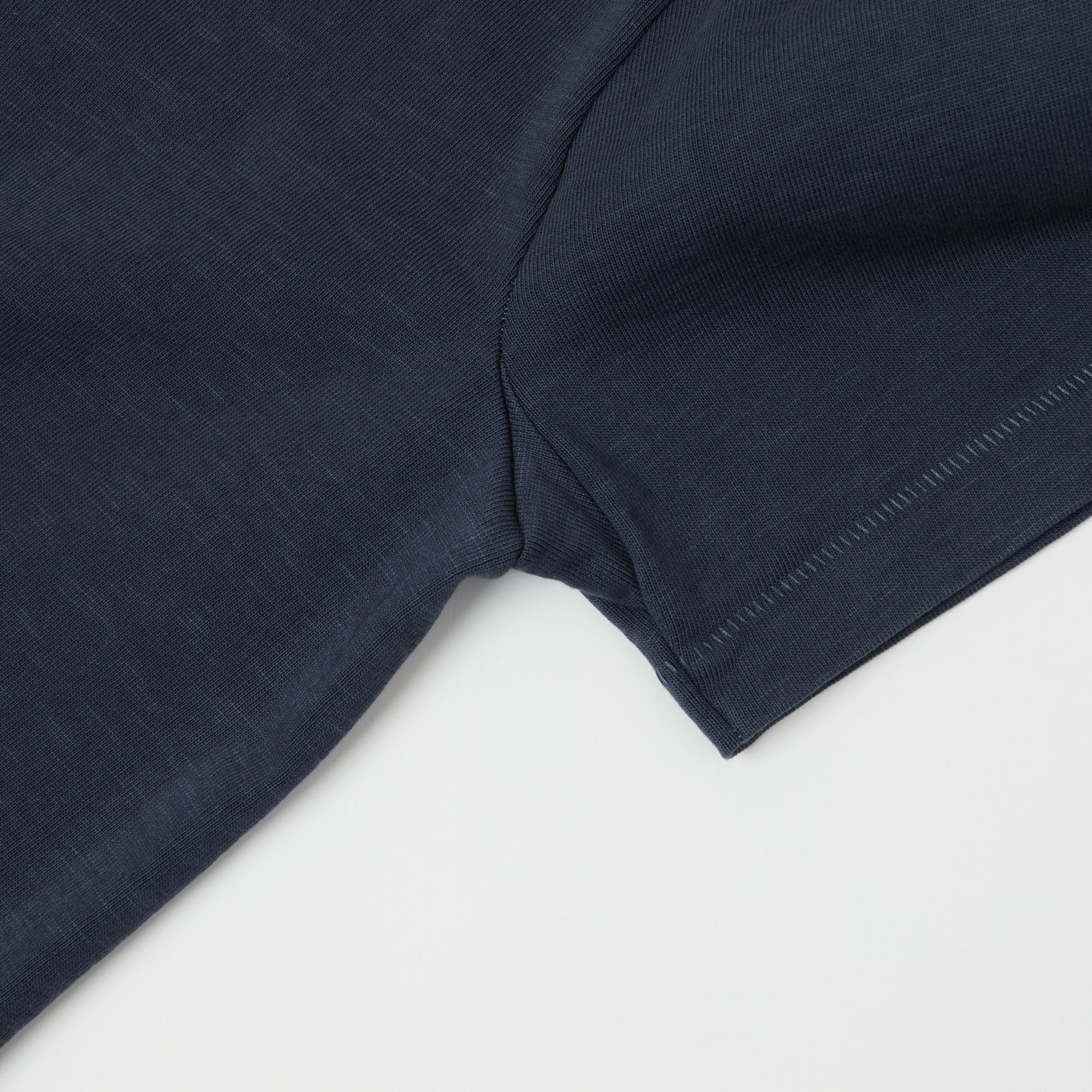 Merz b. Schwanen 2S14 Heavy Crew Neck T-Shirt for Men - Premium Cotton Navy Blue Tee - Casual Wear & Layering Essential