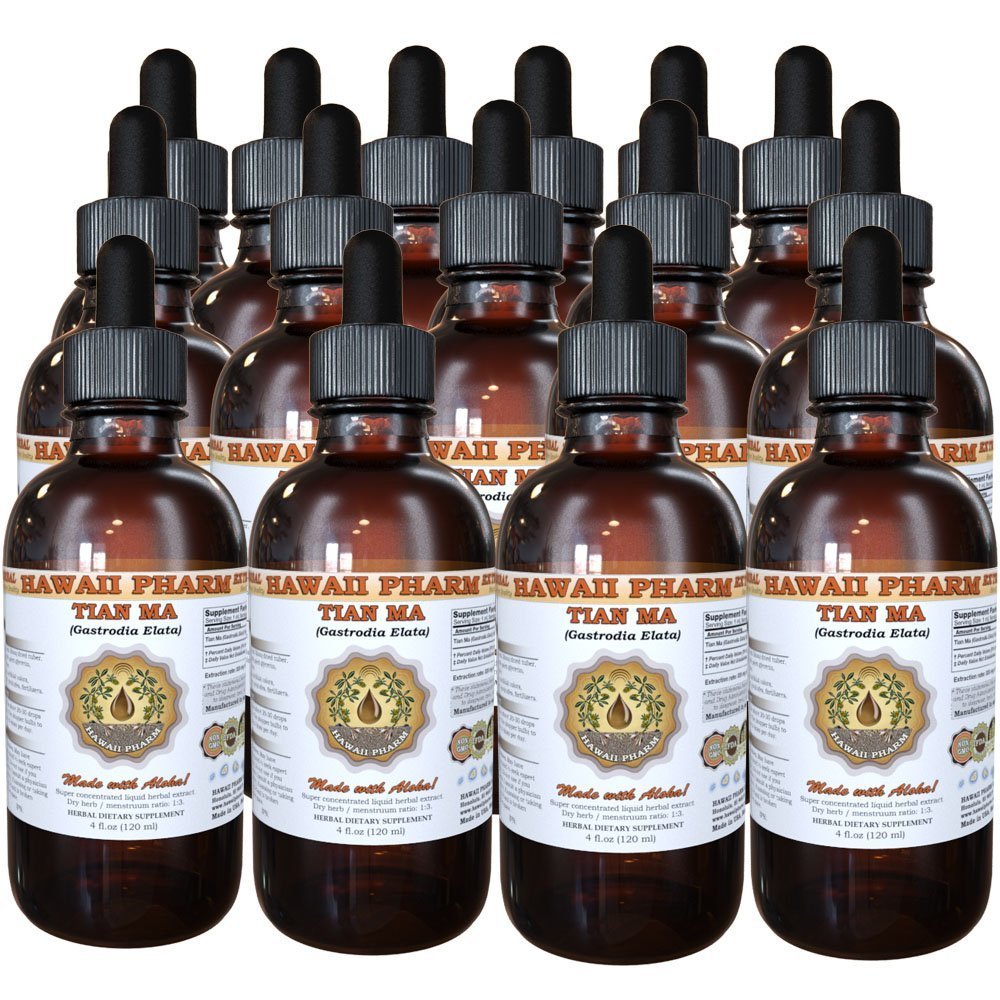 Premium Gastrodia Elata Tincture - 100% Pure Tian Ma Liquid Extract (15x4 fl.oz) - Natural Herbal Supplement for Stress Relief & Headache Support - Perfect for Daily Wellness & Traditional Chinese Medicine Practices