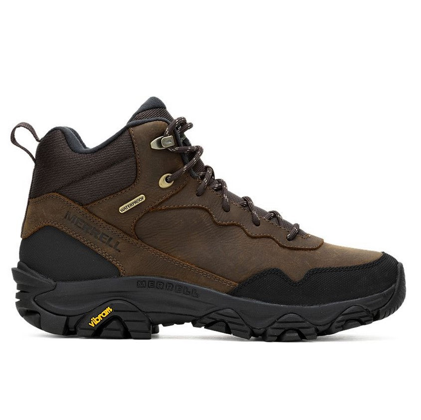 Merrell Coldpack 3 Thermo Mid WP Wide Men's Winter Hiking Boots - Waterproof Insulated Snow Boots for Outdoor Adventures & Cold Weather Trekking