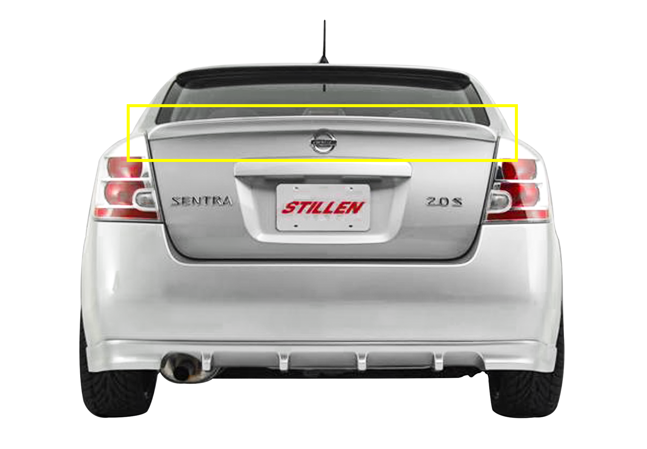 2007-2012 Nissan Sentra Rear Deck Spoiler Wing - 108069 - Enhance Style & Aerodynamics for Sedan Cars