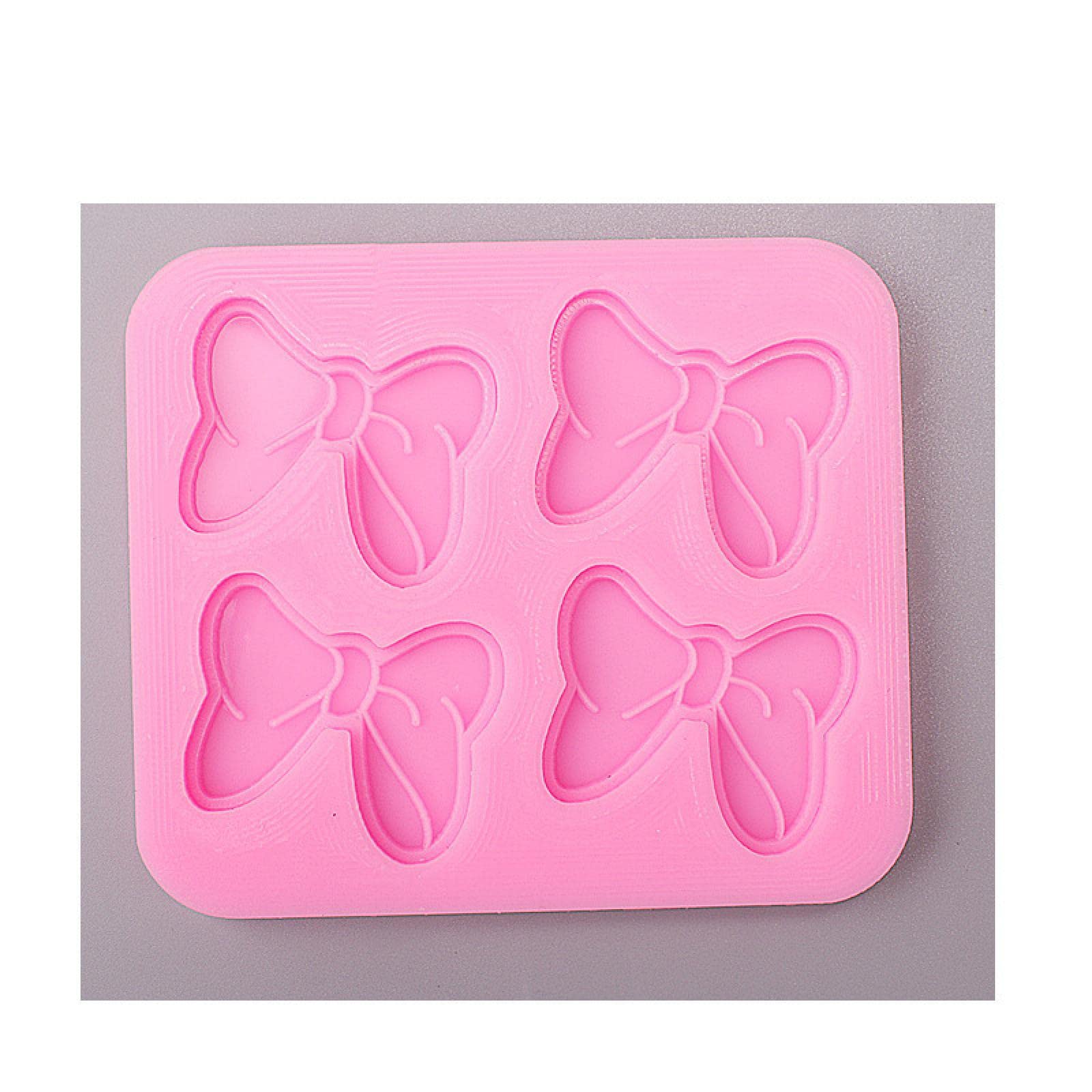 Bow Cute Knot Silicone Molds for Chocolate & Fondant - DIY Resin Soft Art Molds for Cake Decoration, Pastry & Baking Accessories - Perfect for Wedding Cakes, Cupcakes & Home Baking Projects