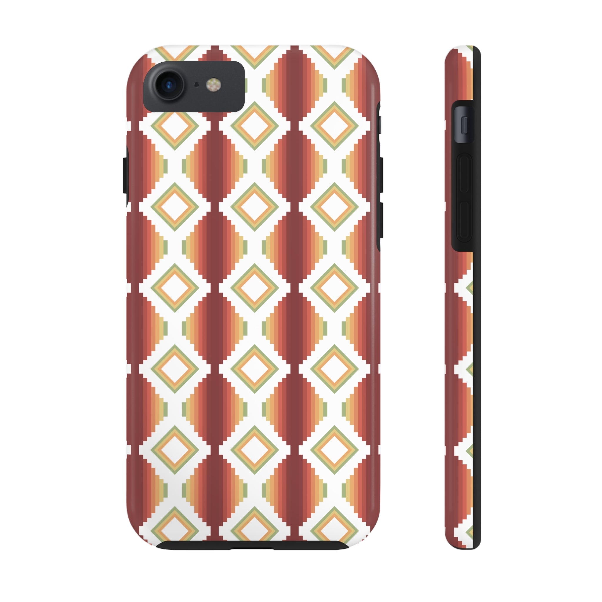 Durable Southwestern Rio Boho Hard Phone Case for iPhone & Samsung - Stylish Protection for Travel & Outdoor Adventures