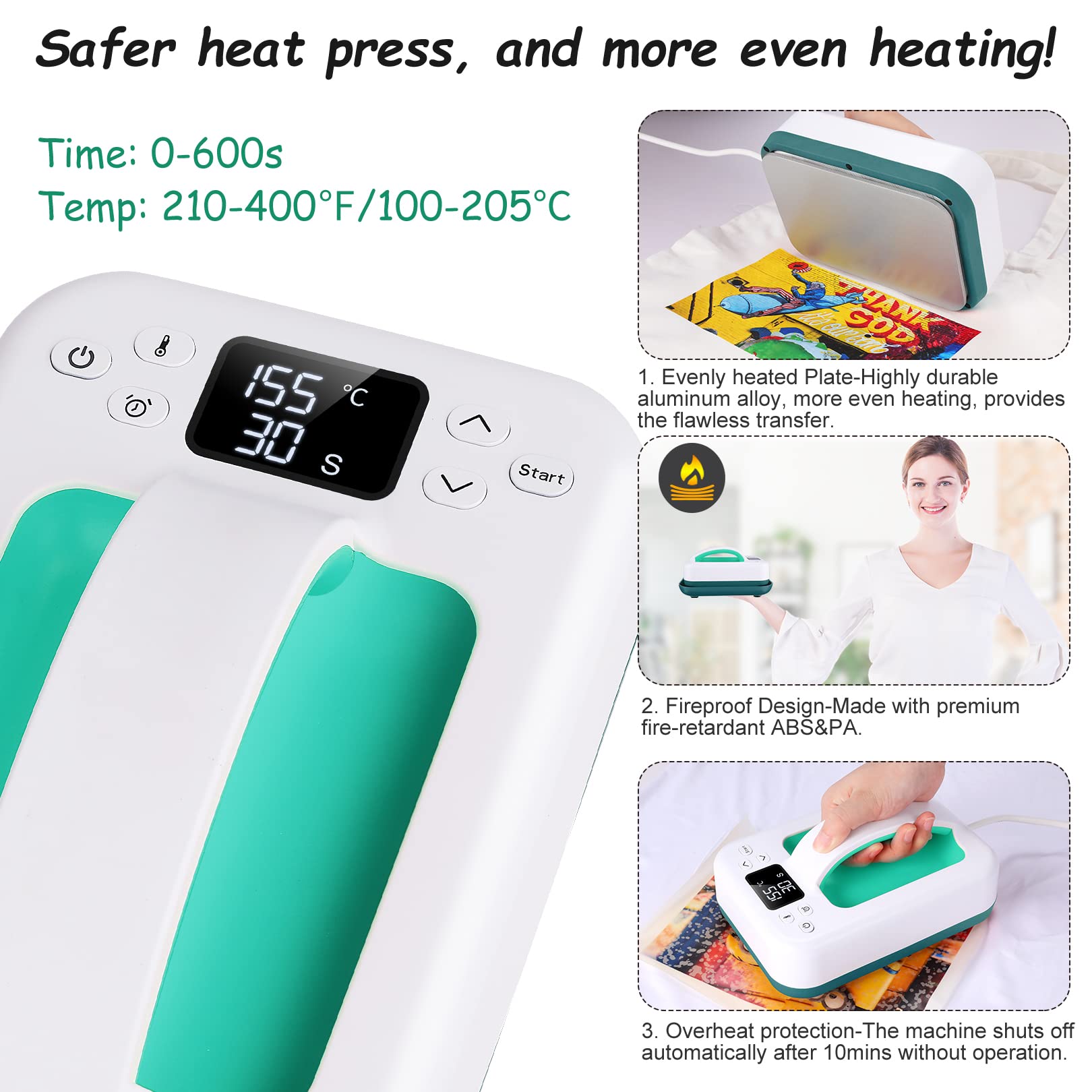 Portable Mini Heat Press Machine 7