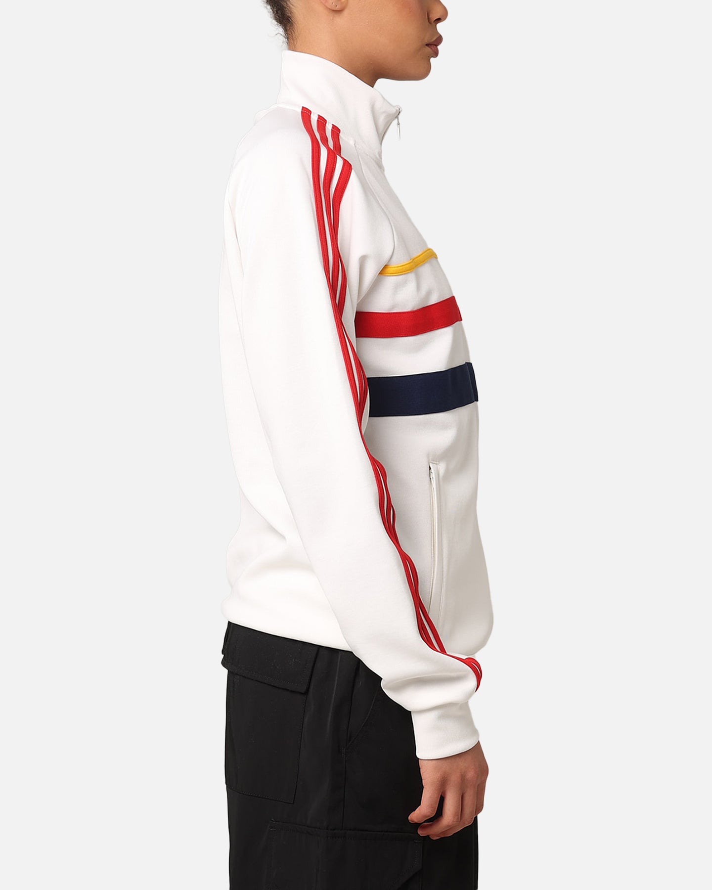 Adidas First Track Jacket - Lightweight Running Jacket for Men & Women | Cloud White | Windproof & Breathable for Outdoor Sports & Jogging