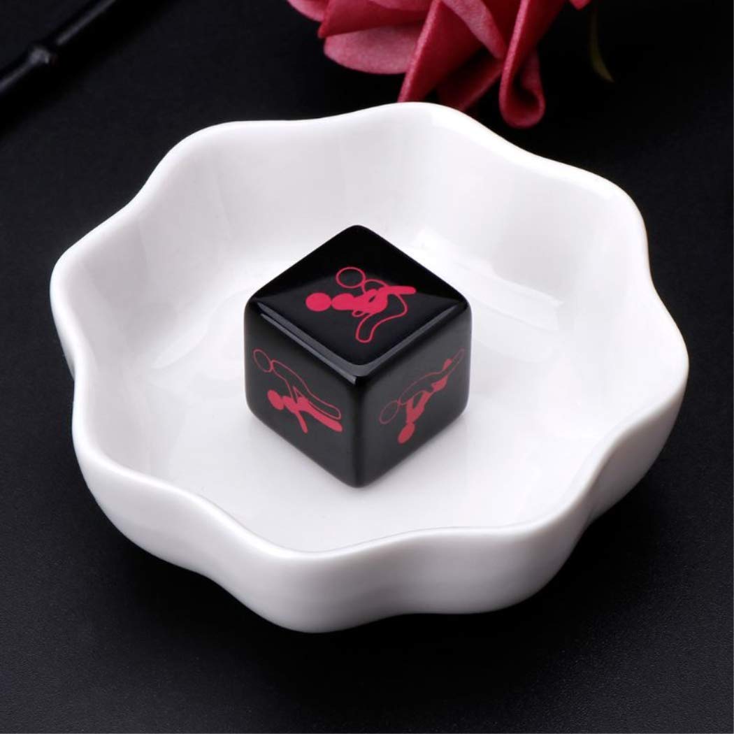 2 Pcs Funny Decision Dice Game for Couples - Polyhedral Role Playing Dice Set for Flirting, Family Parties, Bachelorette Parties & Weddings - Romantic & Fun Party Game Kit (Red) - Perfect for Date Nights, Game Nights & Icebreaker Activities