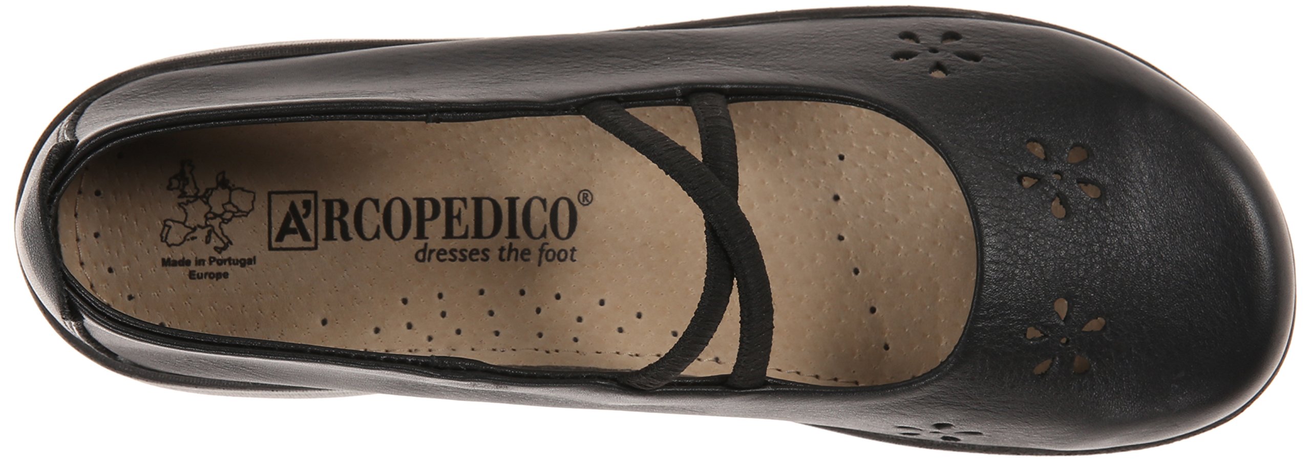 Arcopedico Women's Leather Flower Sandals - Comfortable & Stylish for Summer, Walking, and Casual Outings
