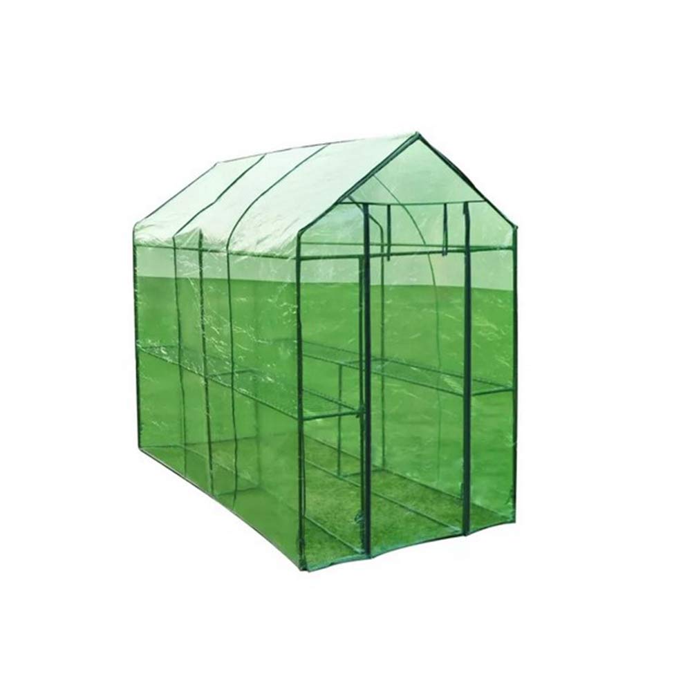 Large Walk-in Greenhouse for Indoor & Outdoor Use - 47.2x94.5x74.8 Inch Waterproof Portable Gardening Greenhouse with Cover & Roll-Up Zipper Door - Perfect for Growing Plants, Herbs, Flowers & Vegetables - Ideal for Home Gardens, Backyards & Urban Farming