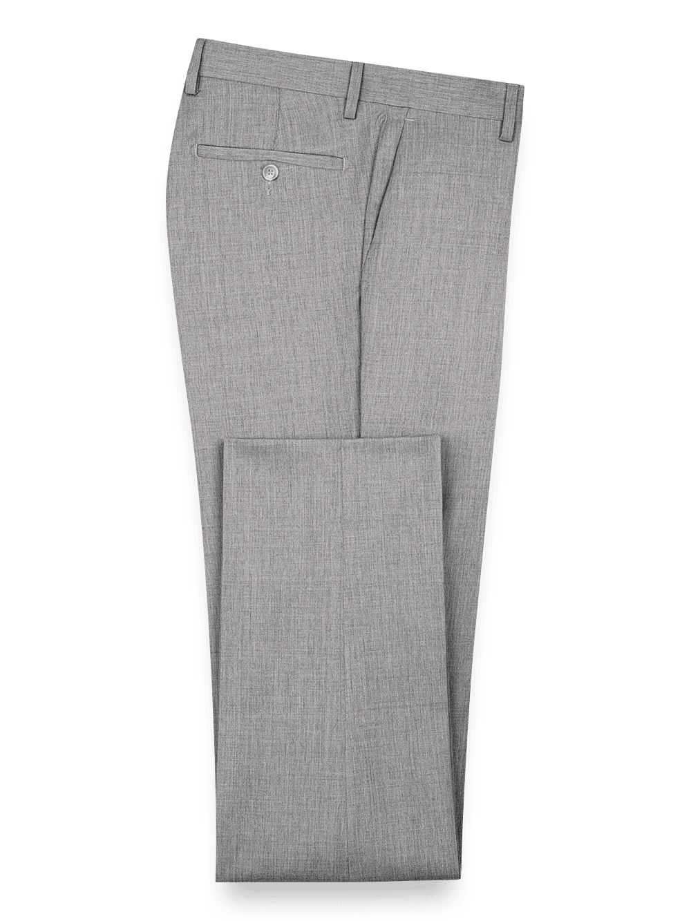 Premium Wool Gabardine Dress Pants for Men - Classic Pearl Grey Color | Office Wear, Business Attire & Formal Occasions