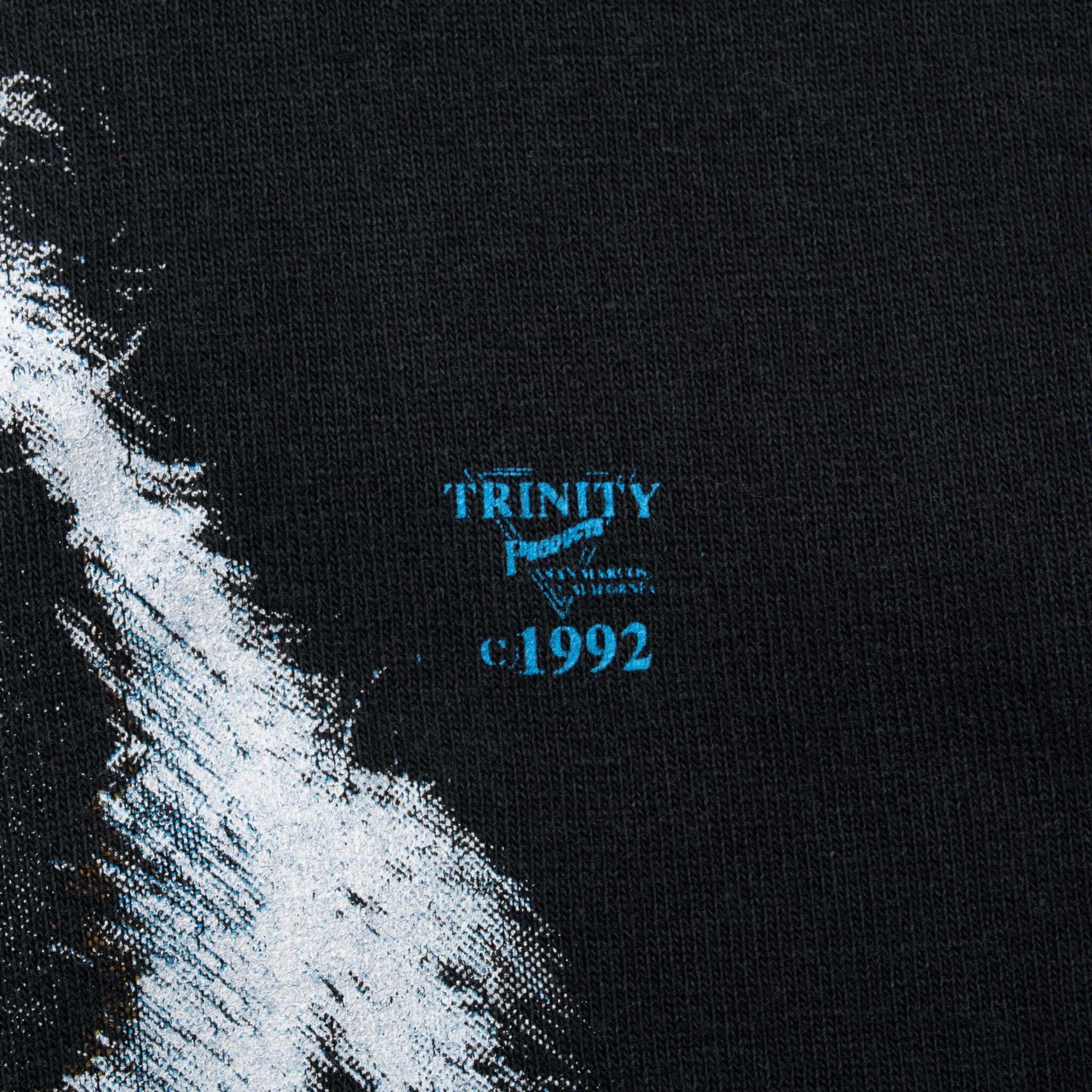 Vintage 1992 White Tiger Animal Print T-Shirt XL - Made in USA - Retro Graphic Tee for Men & Women - Perfect for Casual Wear, Street Style & 90s Fashion Lovers
