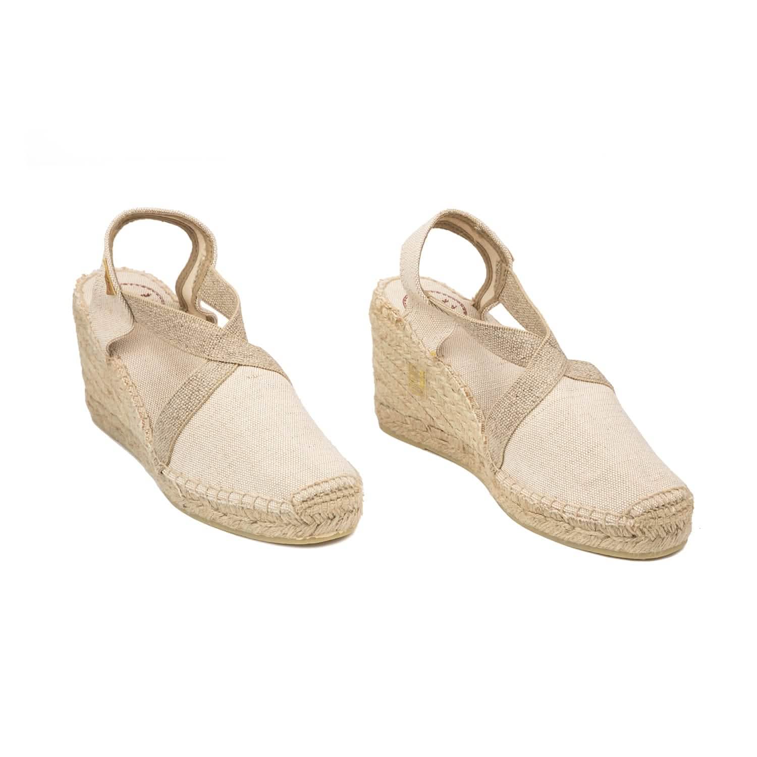 Women's Basic Canvas Wedge Espadrilles - Comfortable Summer Casual Shoes for Beach, Vacation & Everyday Wear | Terra 7V