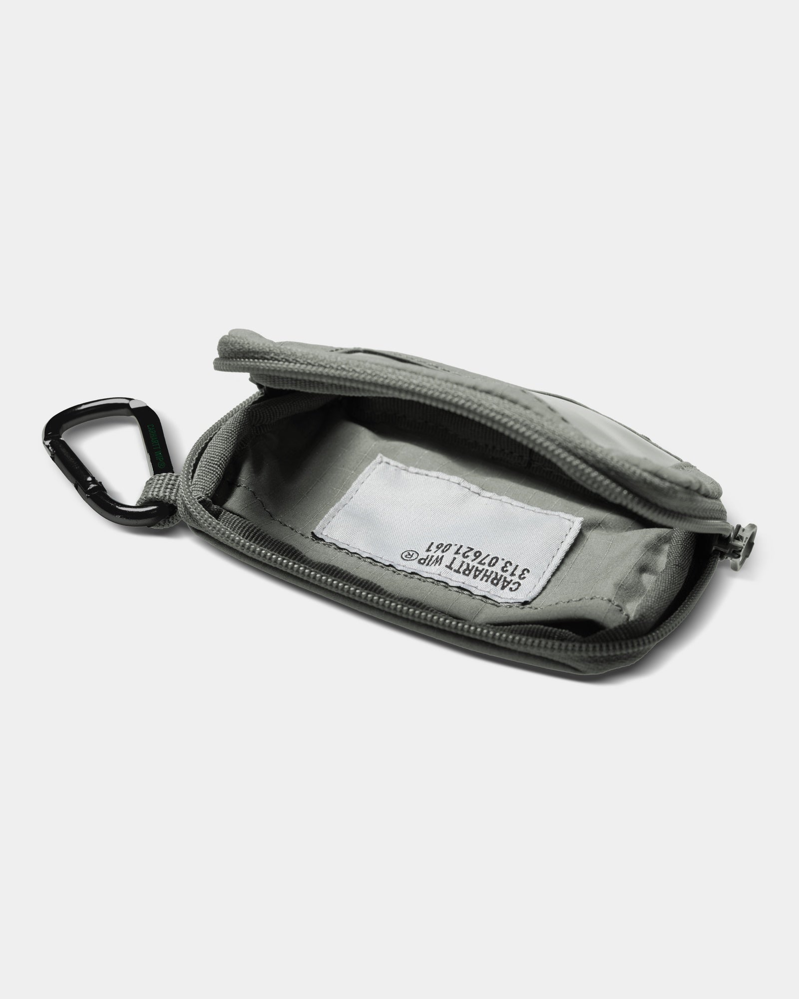 Smoke Green Reflective Tour Card Case Keychain - Waterproof & Durable ID Holder for Travel, Events, and Outdoor Adventures
