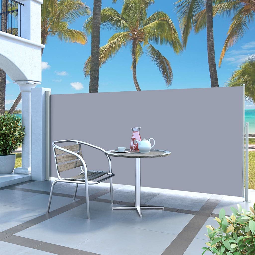 Waterproof Retractable Side Awning Privacy Screen - 39.4