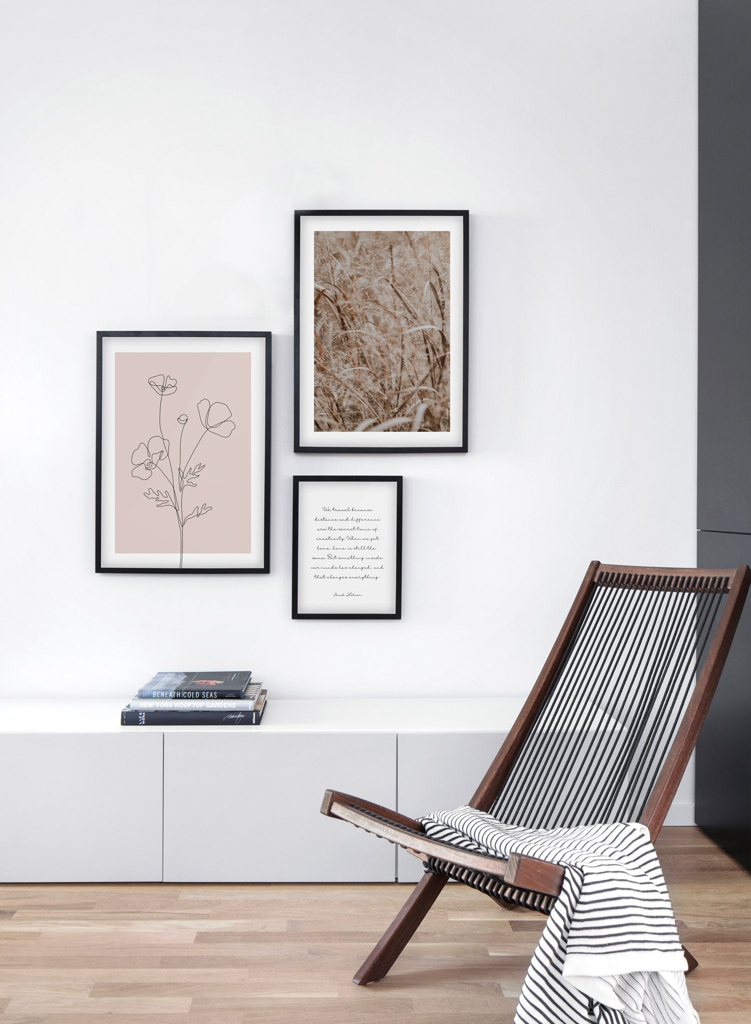 Prairie Grasses Wall Art Poster - Natural Landscape Decor for Home, Office & Classroom - Perfect for Nature Lovers & Botanical Enthusiasts