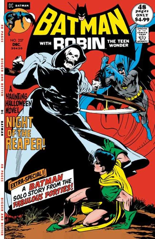 Batman #237 Facsimile Edition - Neal Adams Cover A | DC Comics Collectible | Perfect for Comic Book Fans & Display