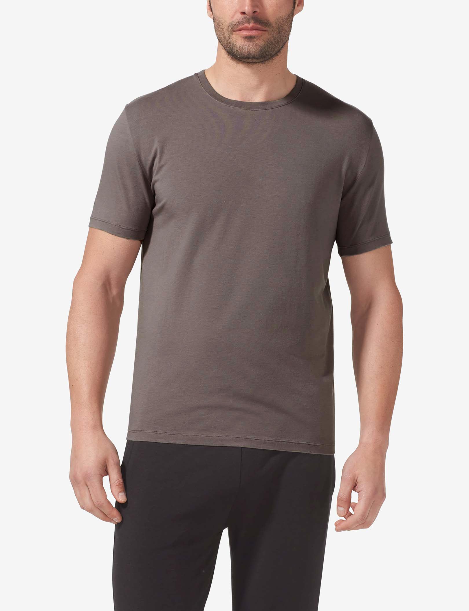 Second Skin Crew Neck Tee - Ultra Soft Stretch Cotton T-Shirt for Men & Women | Perfect for Layering, Casual Wear & Everyday Comfort