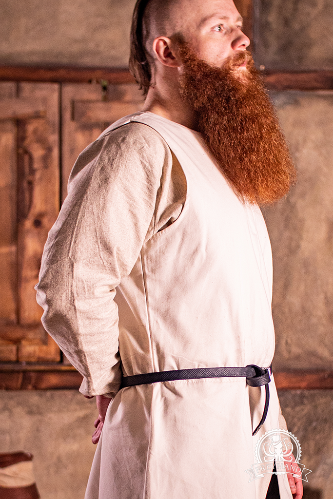 Tabard Robert Natural - Premium Quality Men's Tunic for Medieval & Renaissance Costumes, LARP, and Historical Reenactments