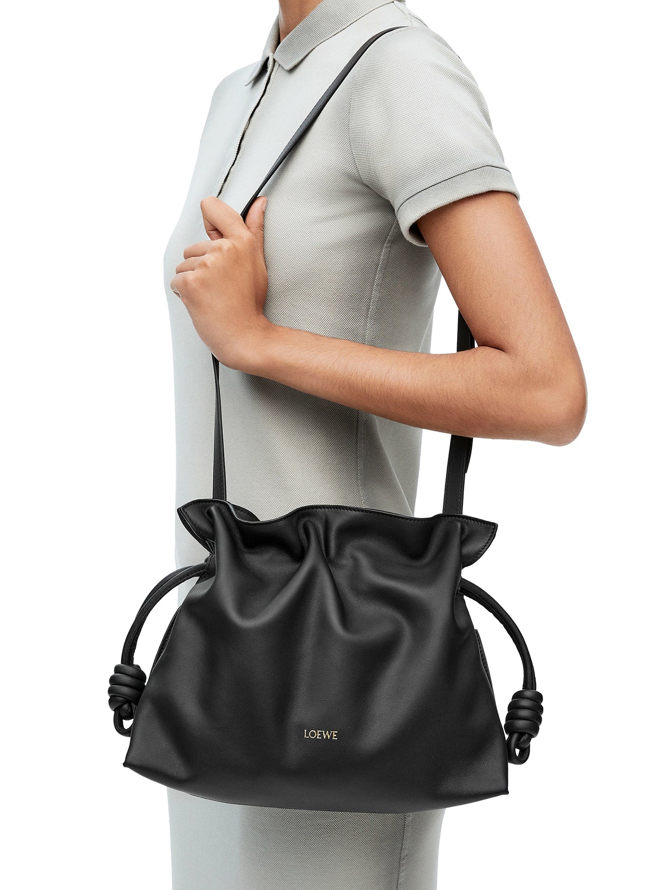 Flamenco Clutch Medium Bag in Calfskin Nappa – Elegant Women's Handbag for Parties, Weddings & Evening Events