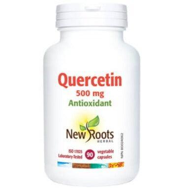 New Roots Quercetin 500mg - 90 Vegetarian Capsules | Natural Antioxidant Supplement for Immune Support & Allergy Relief | Perfect for Daily Wellness & Seasonal Health