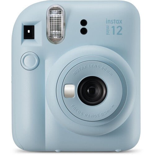 Fujifilm Instax Mini 12 Instant Camera Pastel Blue with Film Bundle - Perfect for Travel, Parties & Memory Keeping