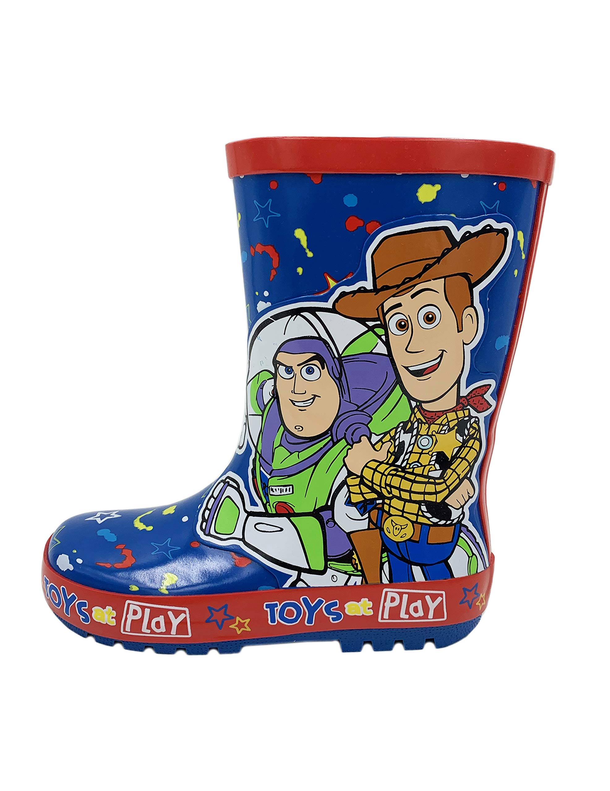 Disney Toy Story Kids' Rain Boots - Waterproof & Durable for Outdoor Play, Puddles, and Garden Adventures