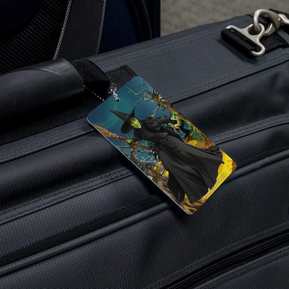 Wizard of Oz Wicked Witch Character Luggage Tag - Durable Suitcase ID Card for Carry-On Bags - Perfect for Travel, Cosplay & Themed Events