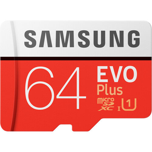 Samsung EVO Plus 128GB microSDXC UHS-I Memory Card with SD Adapter - High Speed Storage for Smartphones, Tablets, Drones & Action Cameras