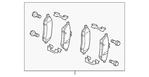 Genuine Mercedes-Benz Front Brake Pads 007-420-88-20 - Premium Replacement for Smooth & Safe Driving | Perfect for Mercedes C-Class, E-Class & S-Class Models