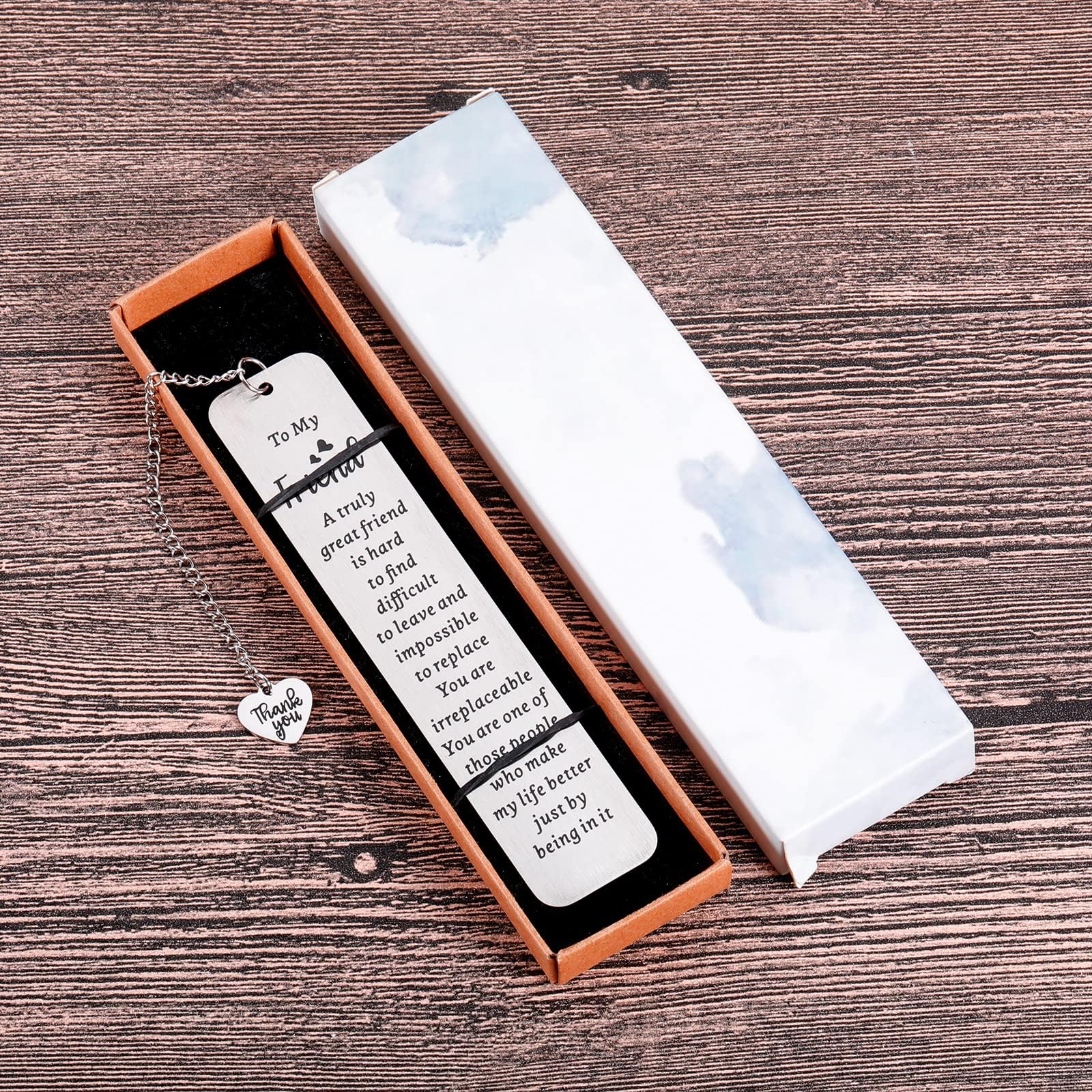 **Personalized Bookmark Gifts for Best Friends - Thoughtful Friendship Gifts for Women, Sentimental Keepsakes for Christmas Stocking Stuffers, Birthday, Graduation - Perfect Gift Ideas for Female Friends (Reading Enthusiasts, Book Lovers, Bestie Gifts)**
