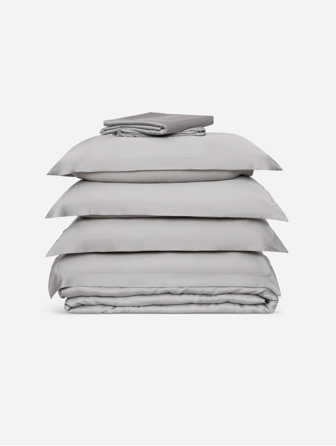 Organic Eucalyptus Silk Bedding Set - Queen Size Duvet Cover & Pillowcases (Medium Warmth) | Hypoallergenic, Breathable & Eco-Friendly | Multiple Colors | Perfect for Allergy Relief & Temperature Regulation