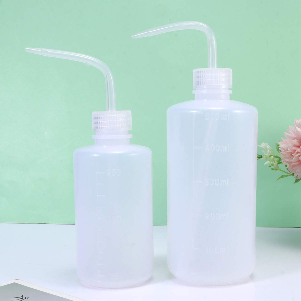 EXCEART 4pcs 500ml Plastic Hair Dye Bottles for Salon & Home Use