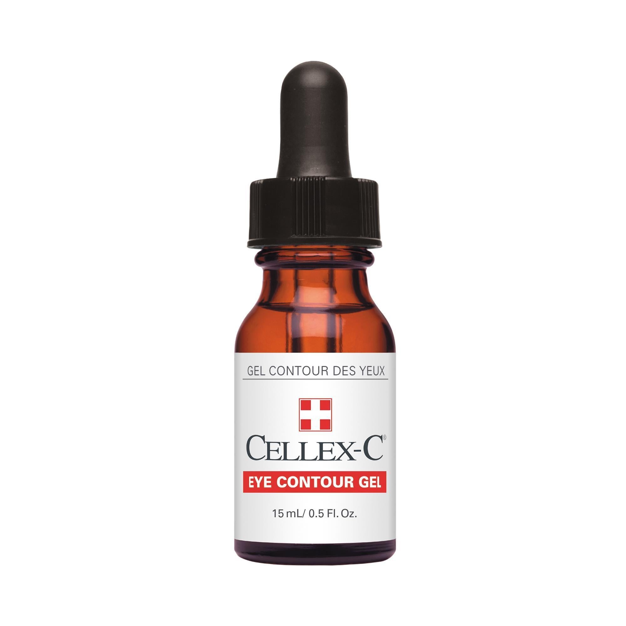 Cellex C Eye Contour Gel - Anti-Aging Eye Cream for Dark Circles & Wrinkles (0.5 fl oz) | Hydrating & Firming Under Eye Treatment for Women & Men | Perfect for Night & Day Use