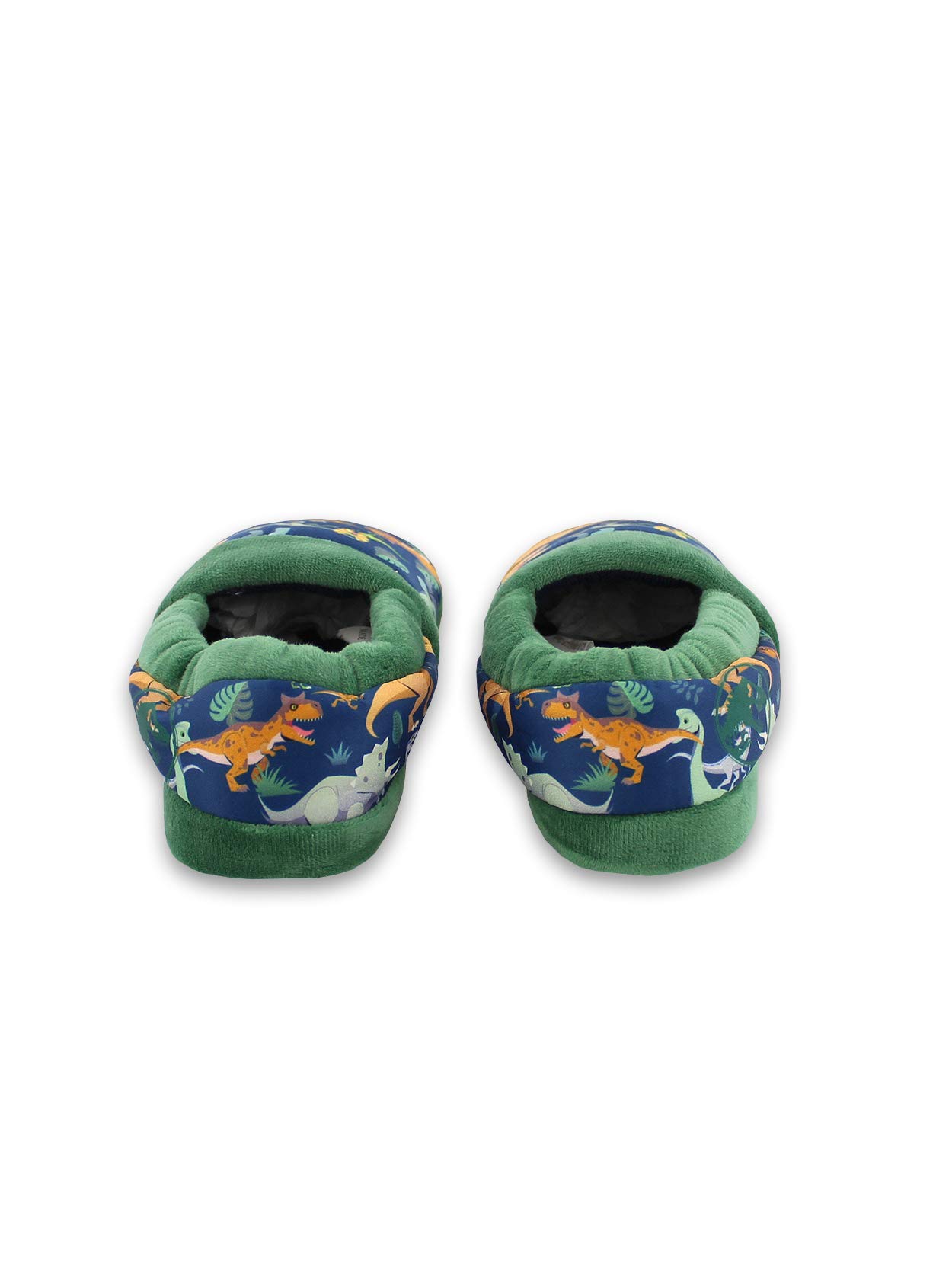 **Jurassic World Dinosaur Themed Boys' Plush Slippers for Toddlers - Cozy Indoor & Outdoor House Shoes for Kids**    (使用场景: Perfect for playtime, bedtime, or lounging at home, these soft dinosaur slippers keep little feet warm and stylish.)