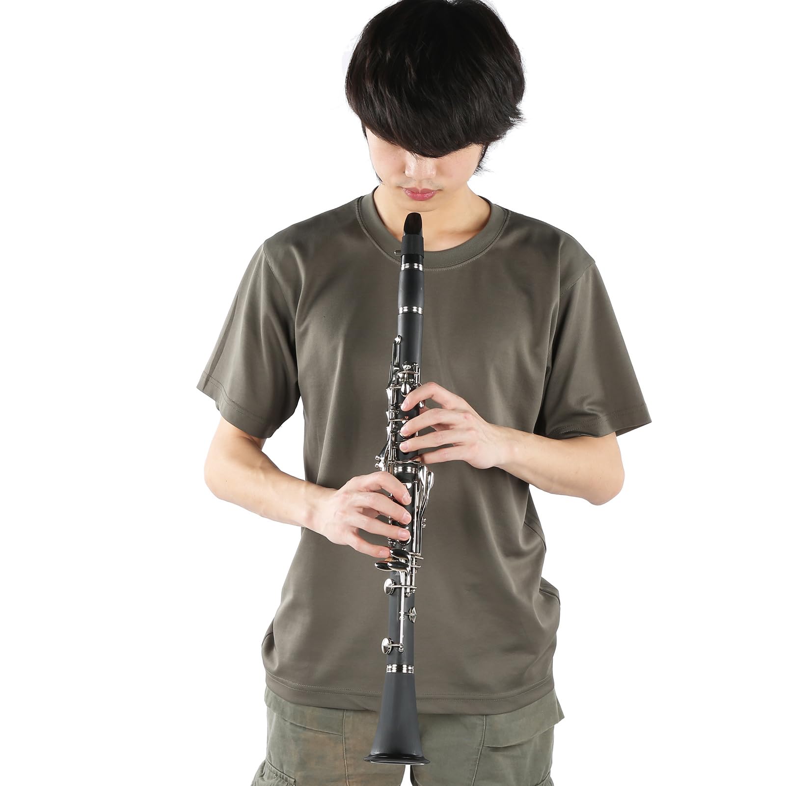 Professional Bb Clarinet Set - 17 Key Wooden Clarinet with Cloth, Reed, Screwdriver & Case - Perfect for Beginners, Students & Band Performances