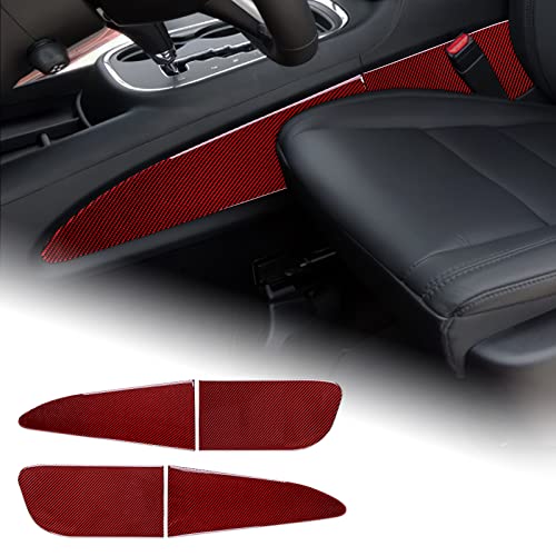 Gearbox Side Strip Cover Black with Red