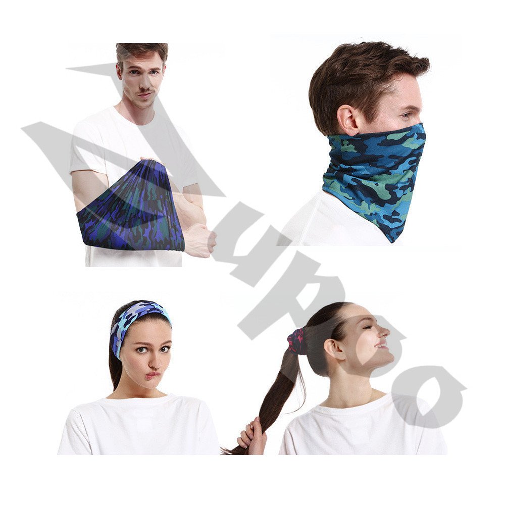 Zupro Unisex Headbands - UV Protection Face Mask & Bandana Scarf for Men & Women - Perfect for Running, Cycling, Yoga & Outdoor Sports - Breathable Neck Gaiter & Headwear for Sun Protection