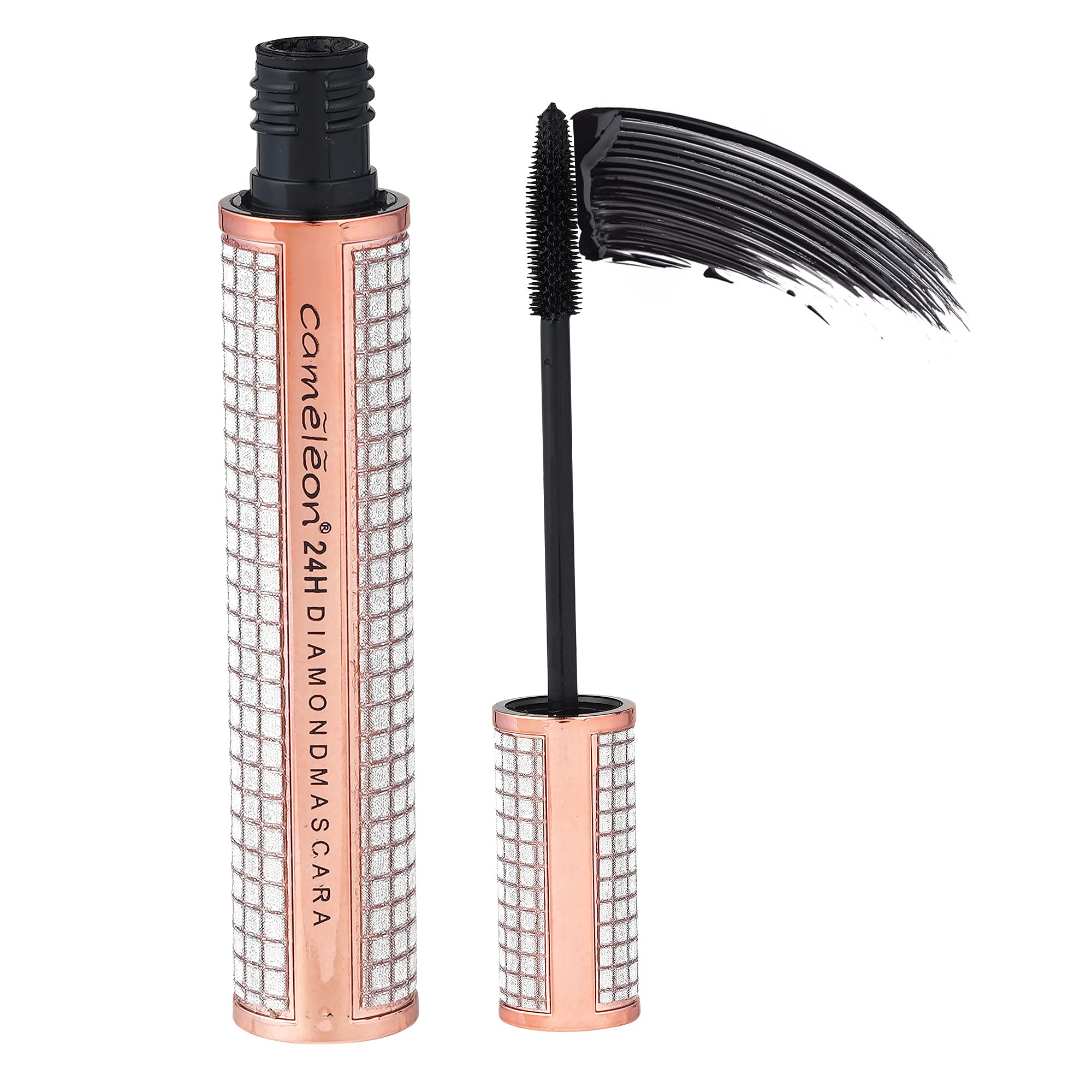 CL2 Cameleon 24H Waterproof Diamond Mascara - Long Lasting Volumizing & Lengthening for Sensitive Eyes | Perfect for Swimming, Workouts & Special Occasions