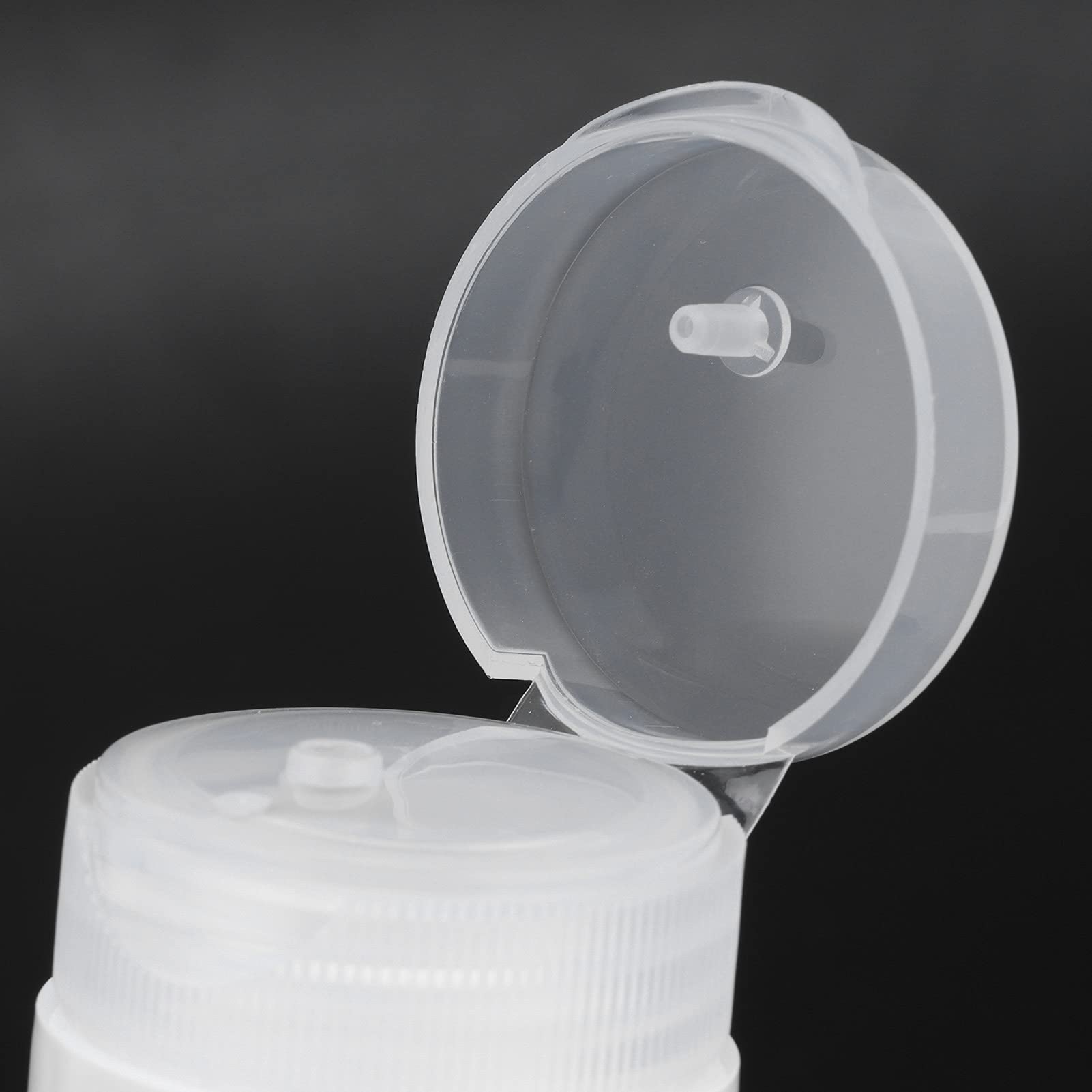**Travel Size Containers - Food Grade Silicone Leak-Proof Travel Bottles for Shampoo, Conditioner & Cosmetics (White) - Perfect for Toiletries, Airplane Carry-On & Gym Essentials**